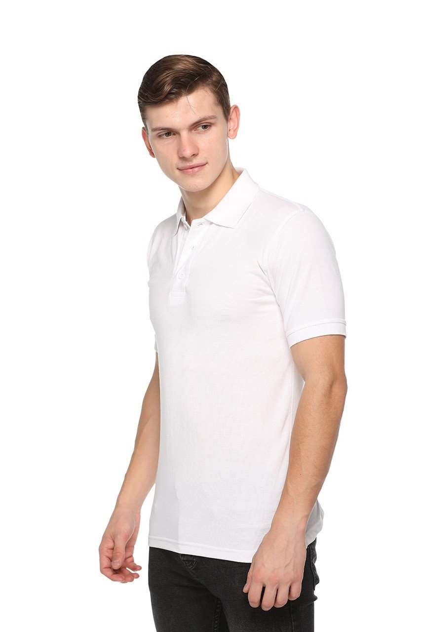 White-Pikmee Fast Tees / polo t shirt