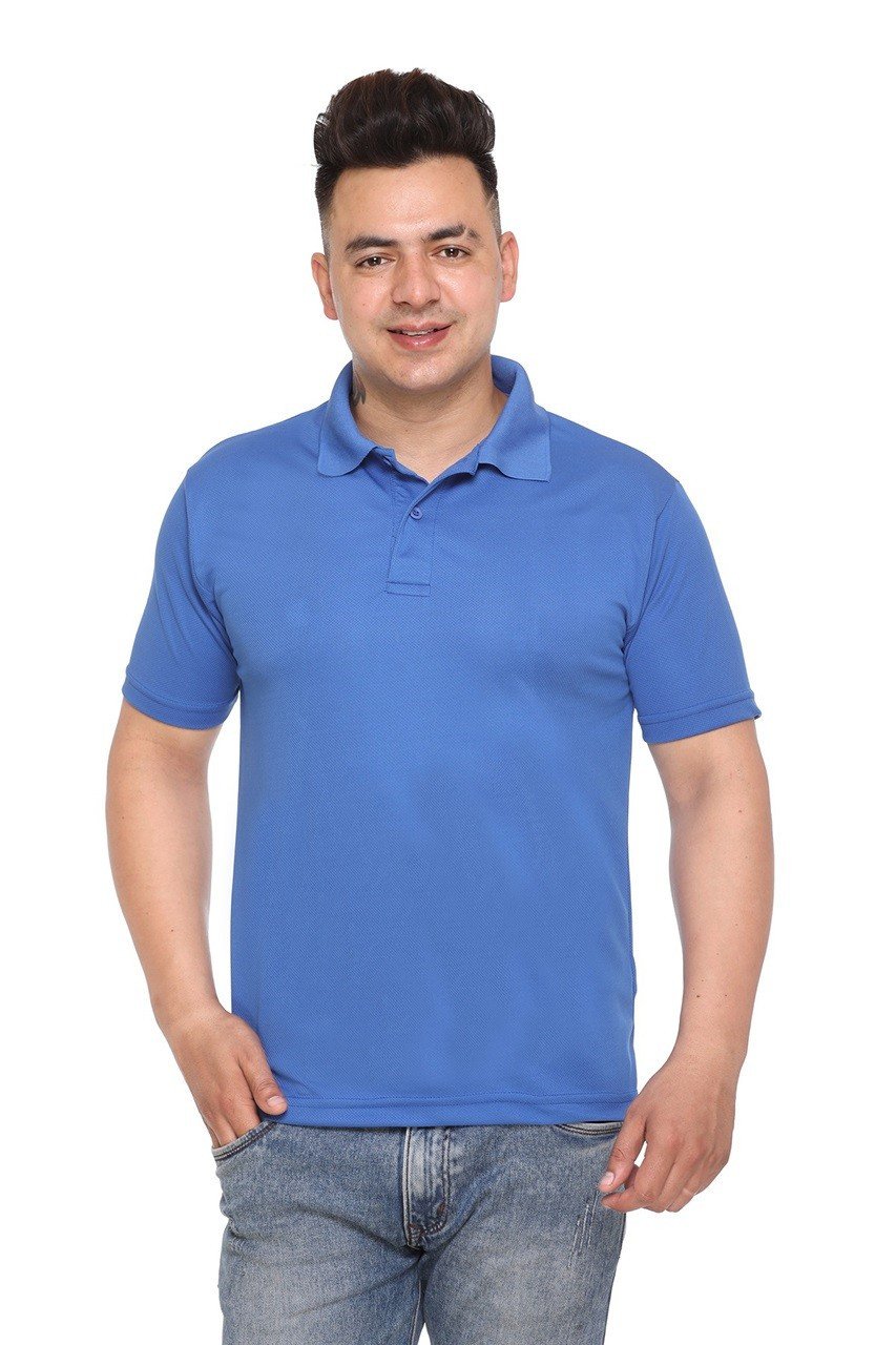 Royal Blue-Sports Republic Acti-Play Dryfit/ Color Polo T-Shirts - Men