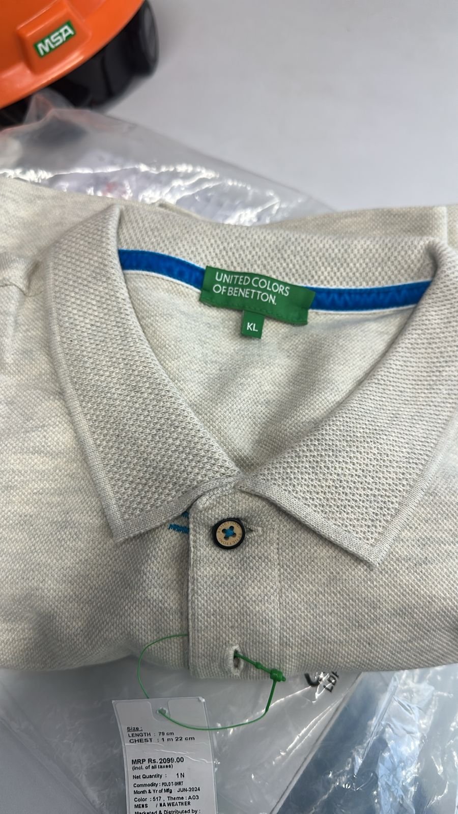 Ucb Polo Neck T-Shirt – Grey