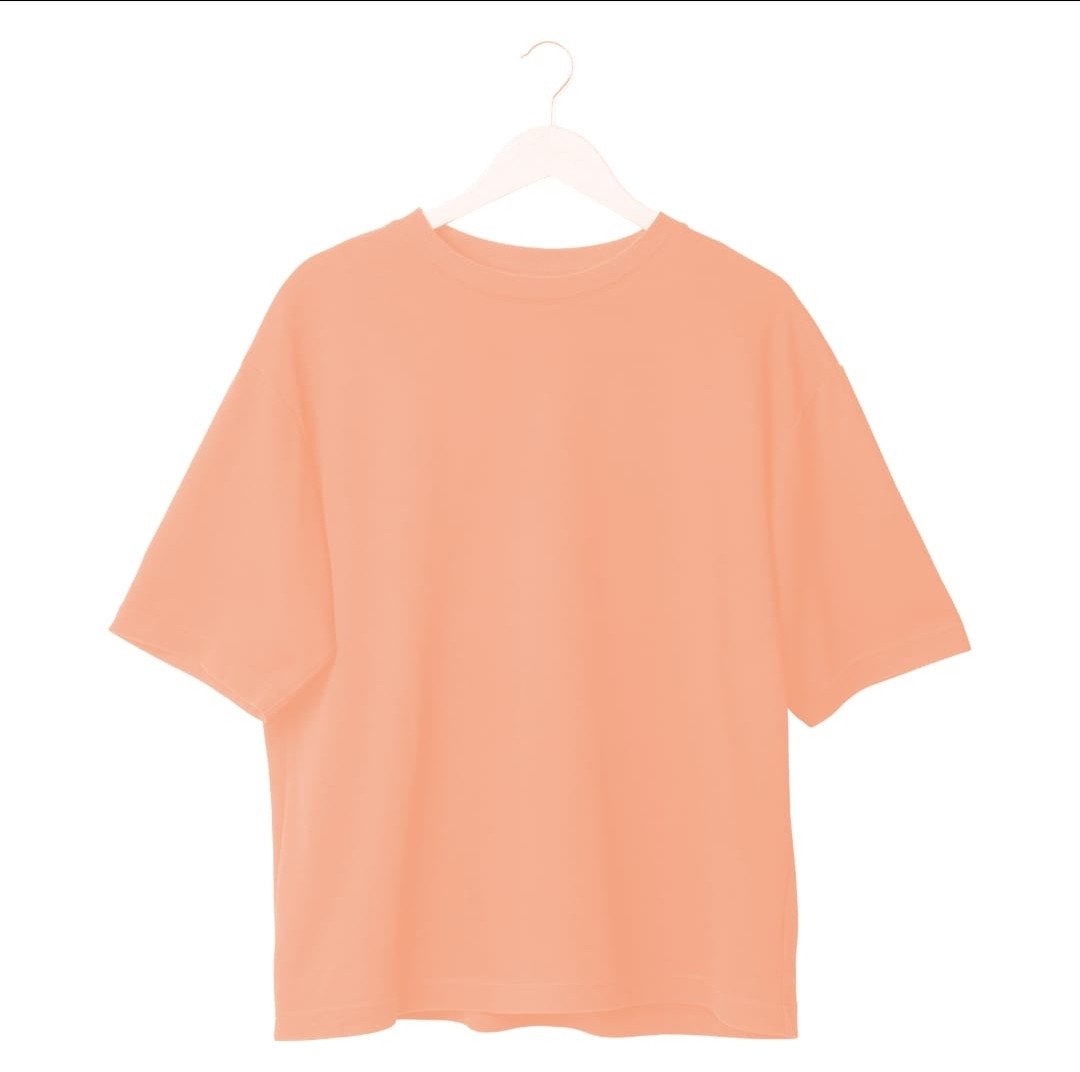 Peach-Oversize T Shirt