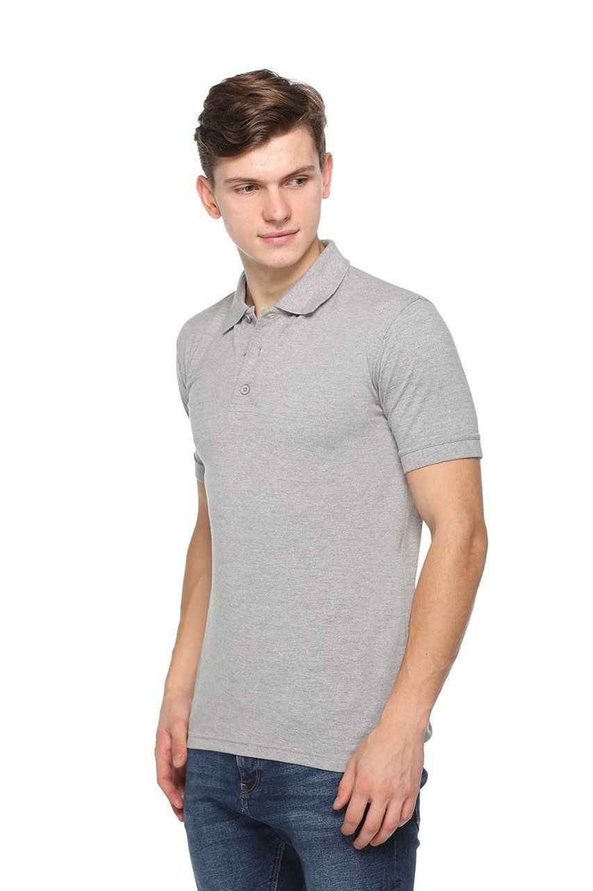 Grey -Pikmee Fast Tees/polo t shirt