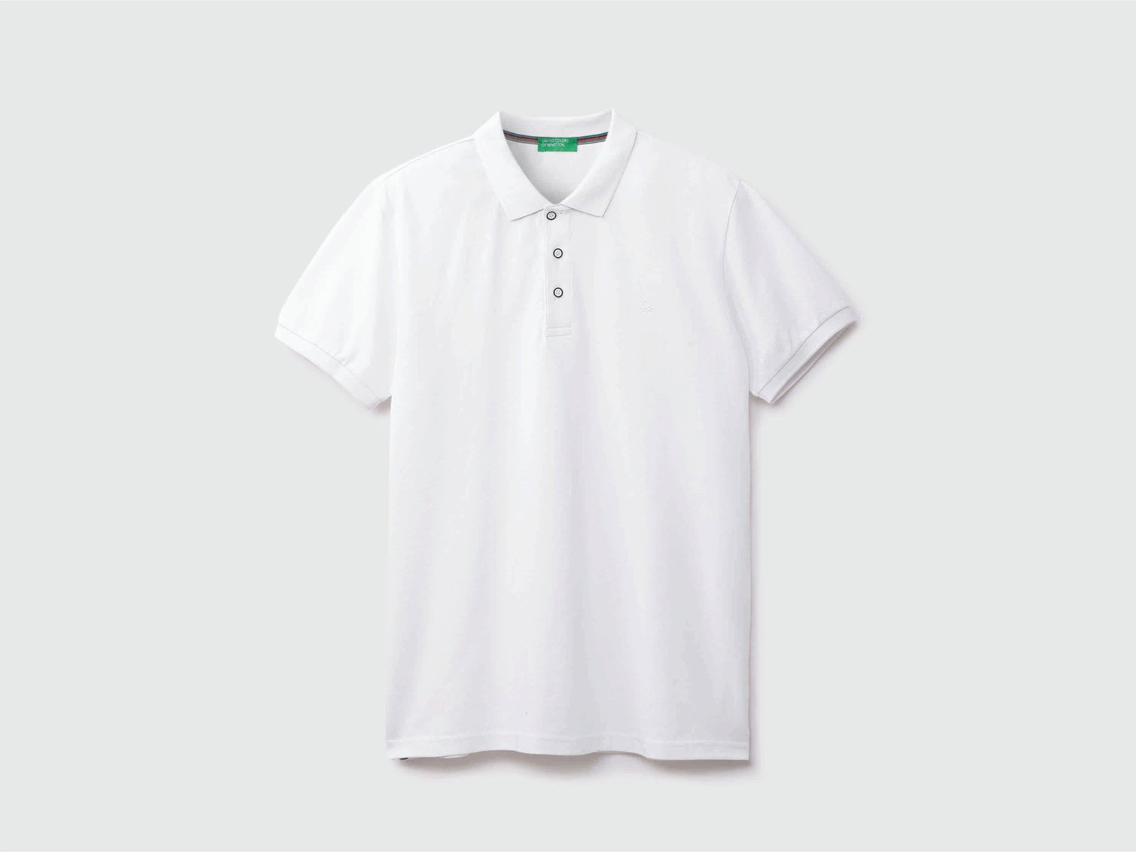 White-Ucb Polo Neck T-Shirt